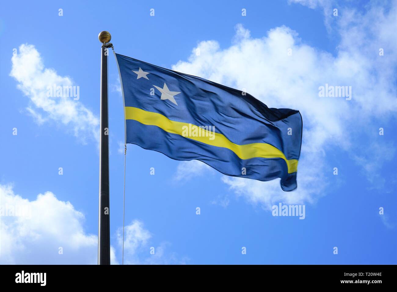 National Flag Of Curacao Stock Photo Alamy national-flag-of-curacao-stock-photo-alamy