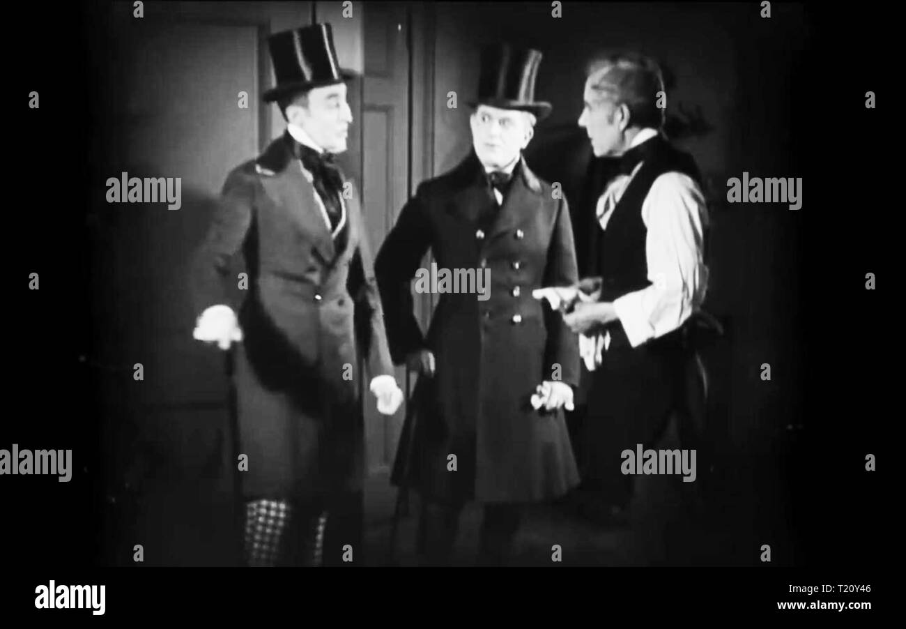 Strange Case of Dr Jekyll and Mr Hyde vintage screen shot from the movie Stock Photo