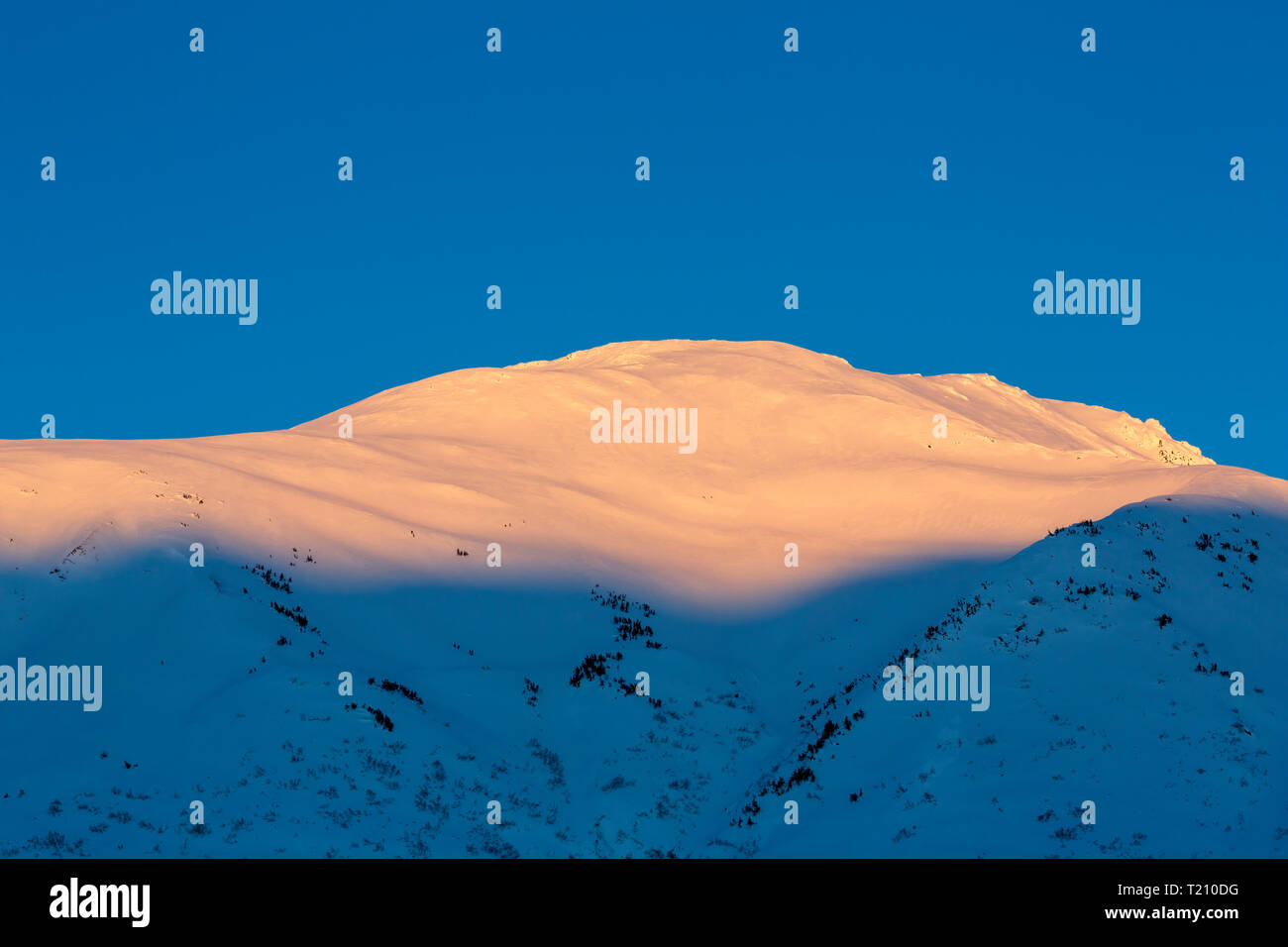 Kenai Mountains, Turnagain Pass, Kenai Peninsula, Alaska Stock Photo