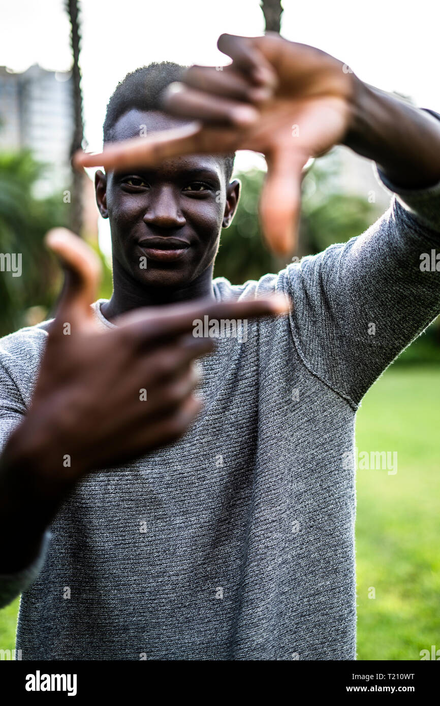Hands making frame hires stock photography and images Alamy
