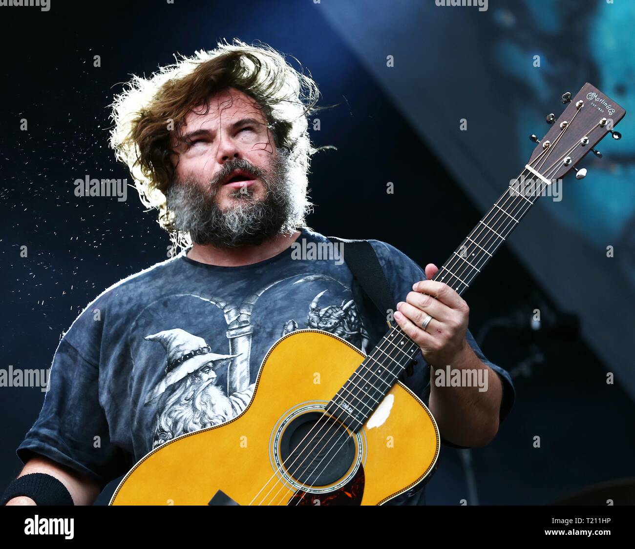 BRÅVALLA 2016-01-01 Tenacious D with Jack Black, Bråvalla festival, just  outside Norrköping. Photo Jeppe Gustafsson Stock Photo - Alamy