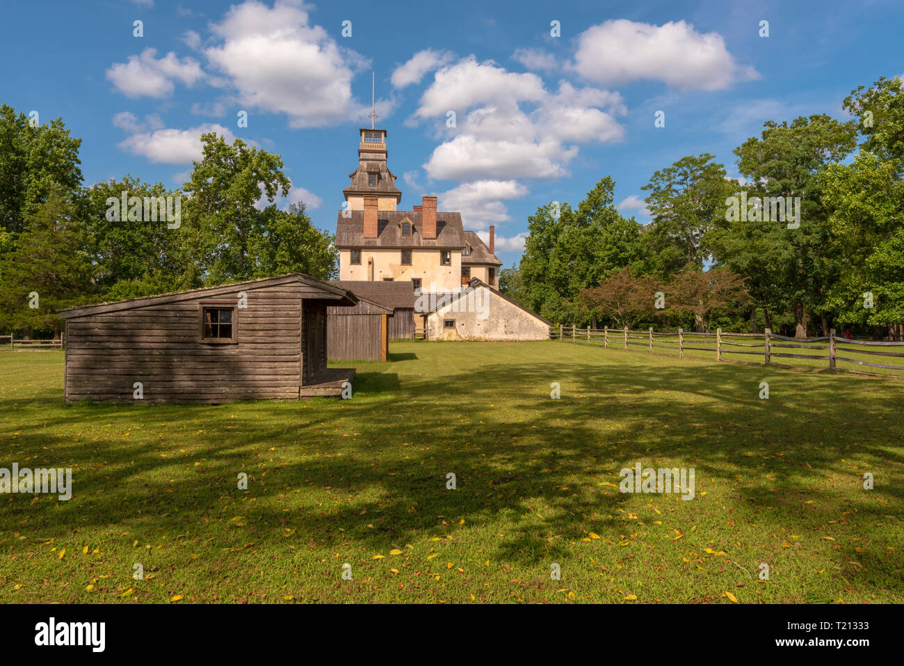 August 28, 2017. Wide angle photo of traditional buildings taken on the