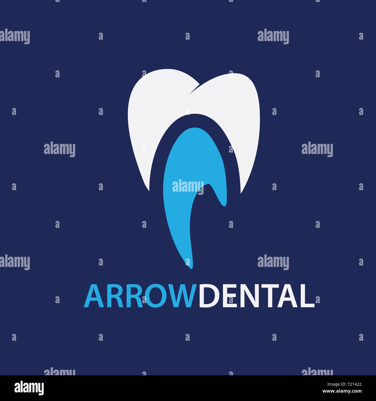 Arrow dental logo icon vector template Stock Vector Image & Art - Alamy