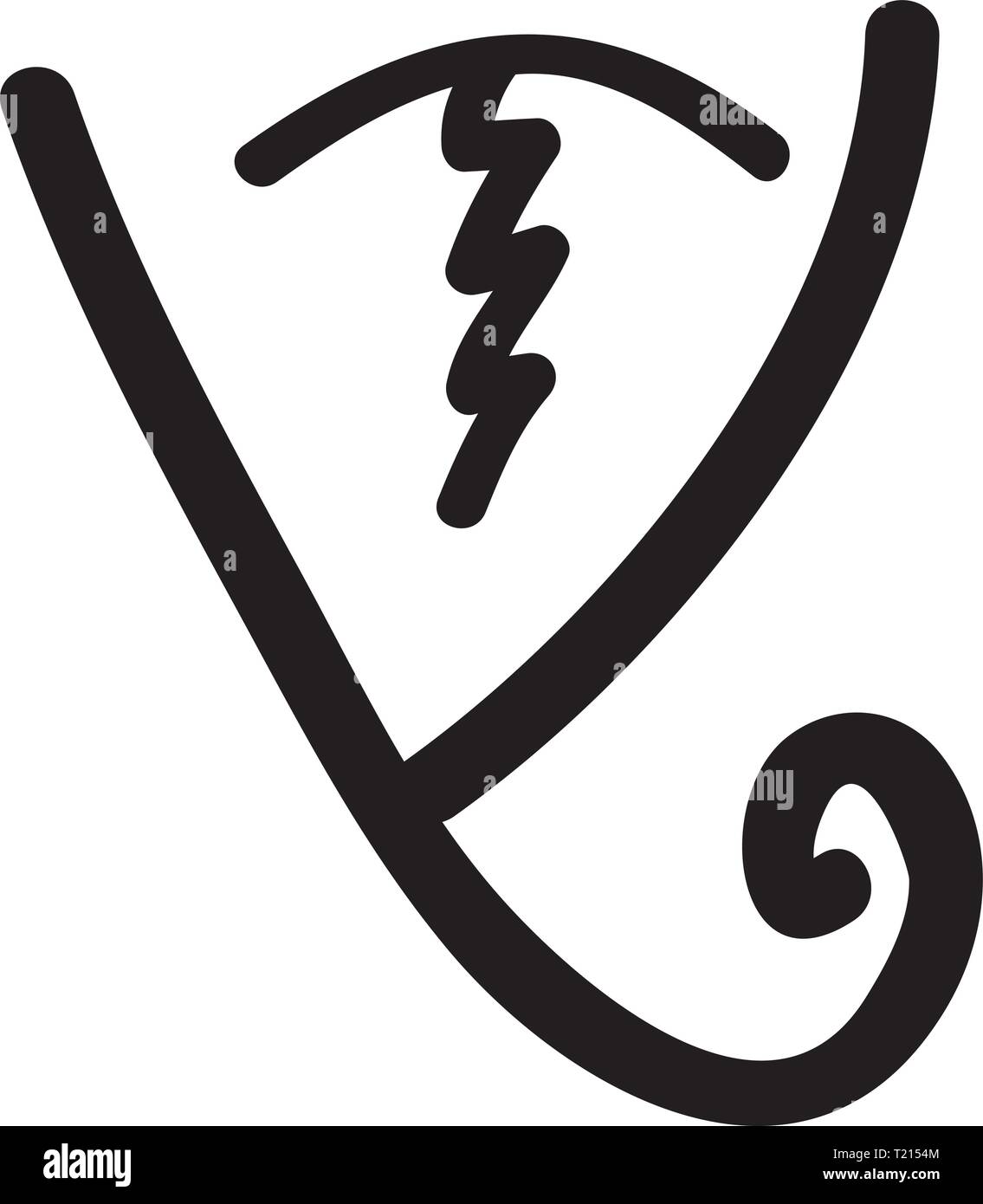 Raiki symbol Dumo Stock Vector