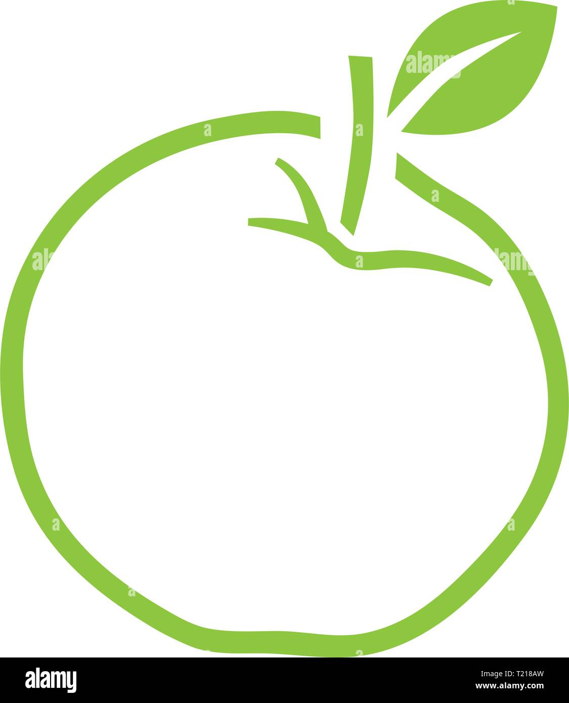 Apple logo isolated Stock Vector Images Alamy