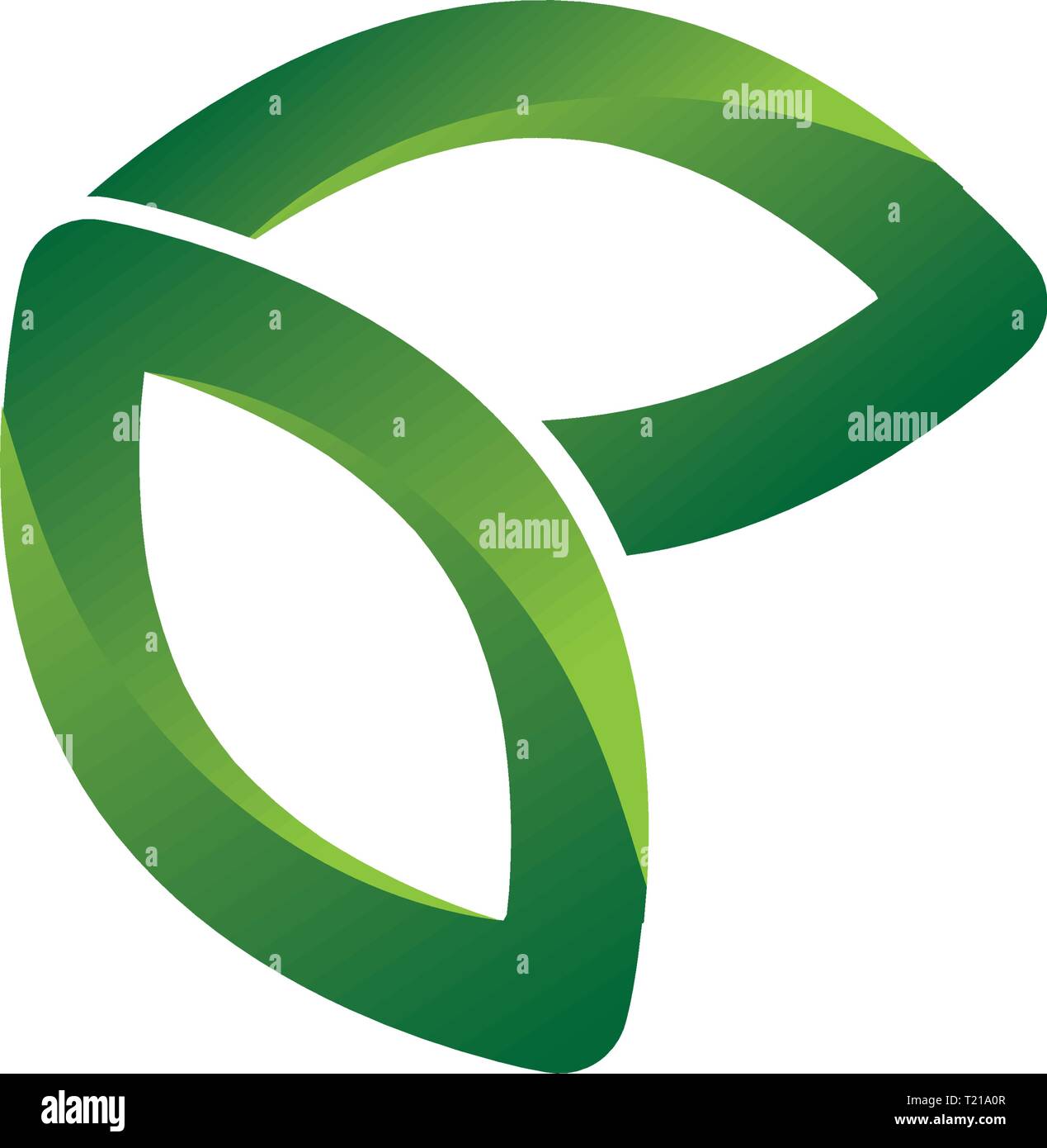 abstract green leafs, logo icon Stock Vector Image & Art - Alamy