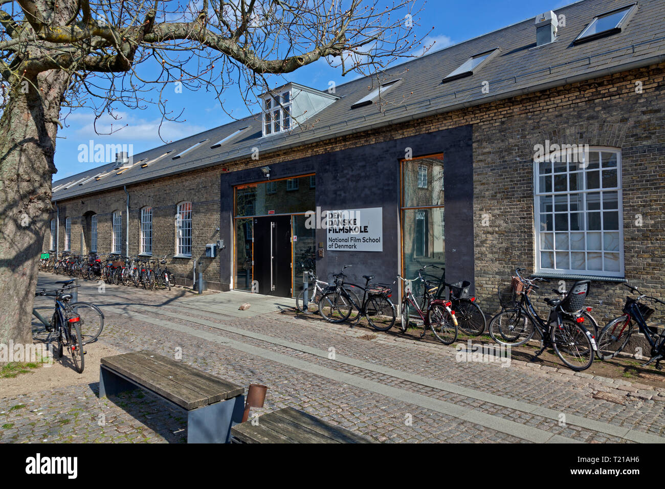 The National Film School of Denmark, Den Danske Filmskole, Christianshavn, Copenhagen, Denmark. See Additional Info. Stock Photo