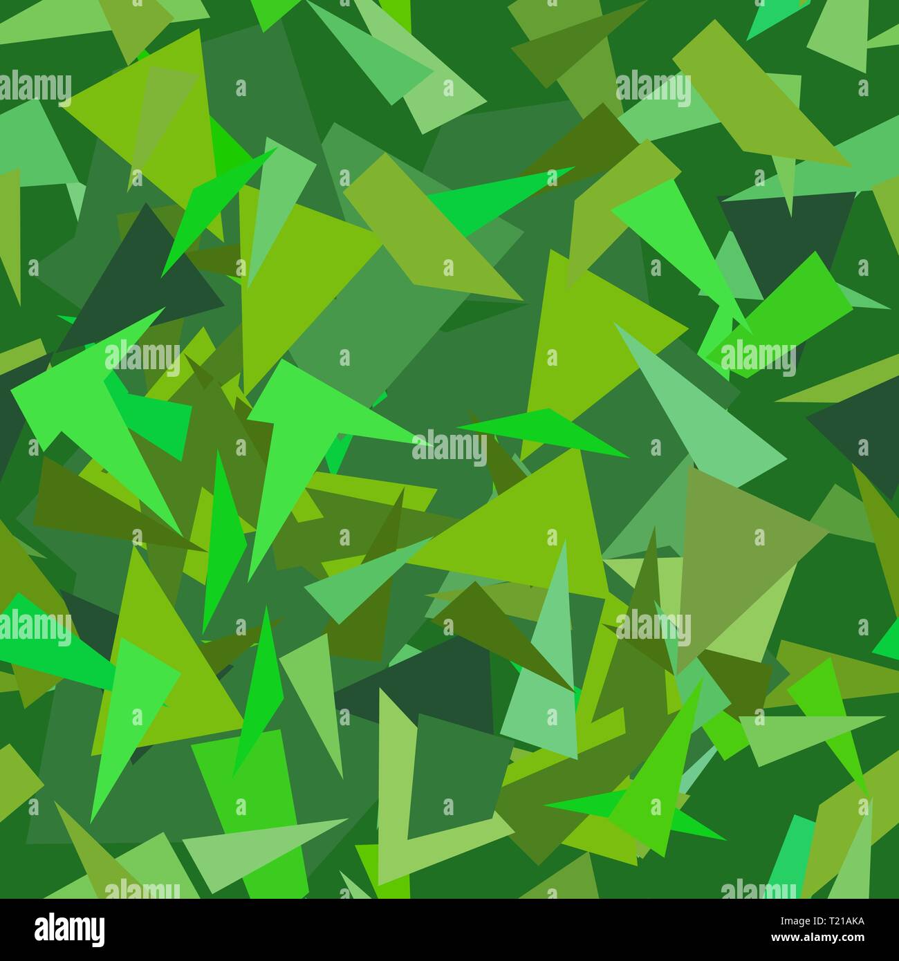 Modern Colored Pattern. Seamless Green Texture Stock Vector