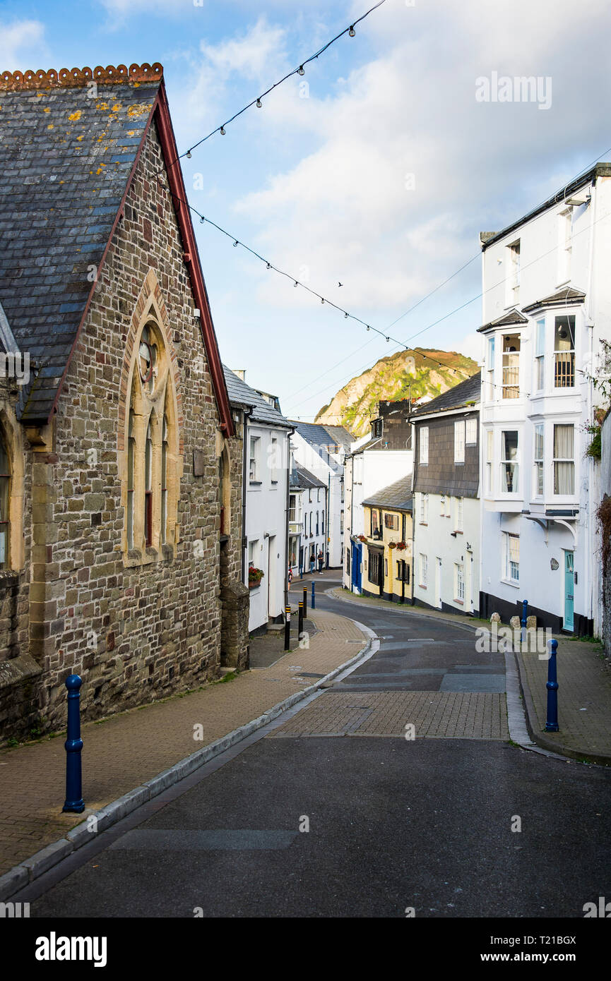 UK, England, Devon, Picturesque harbour town of Ilfracombe Stock Photo