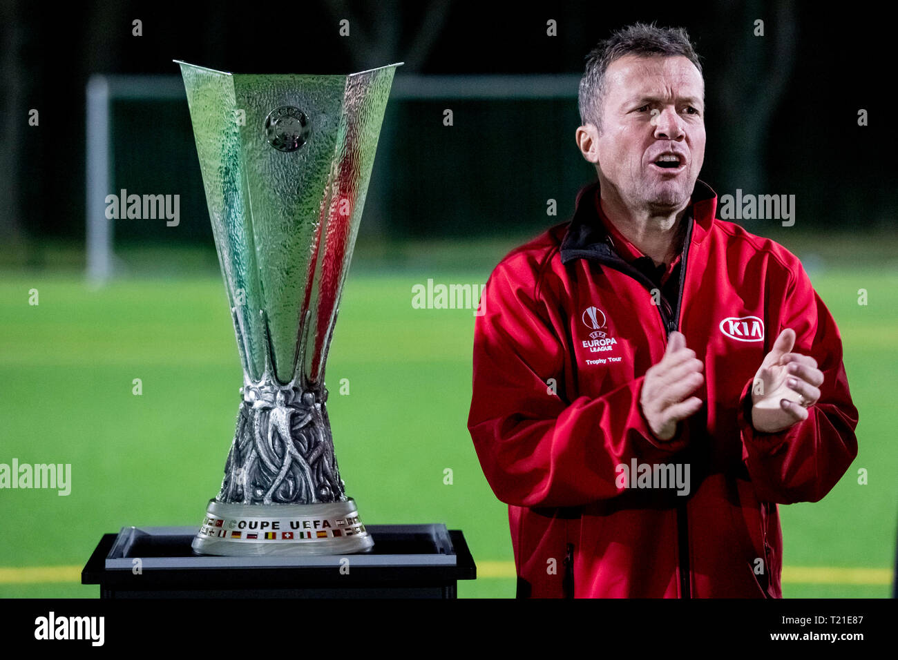 Europa league trophy Cut Out Stock Images & Pictures - Alamy