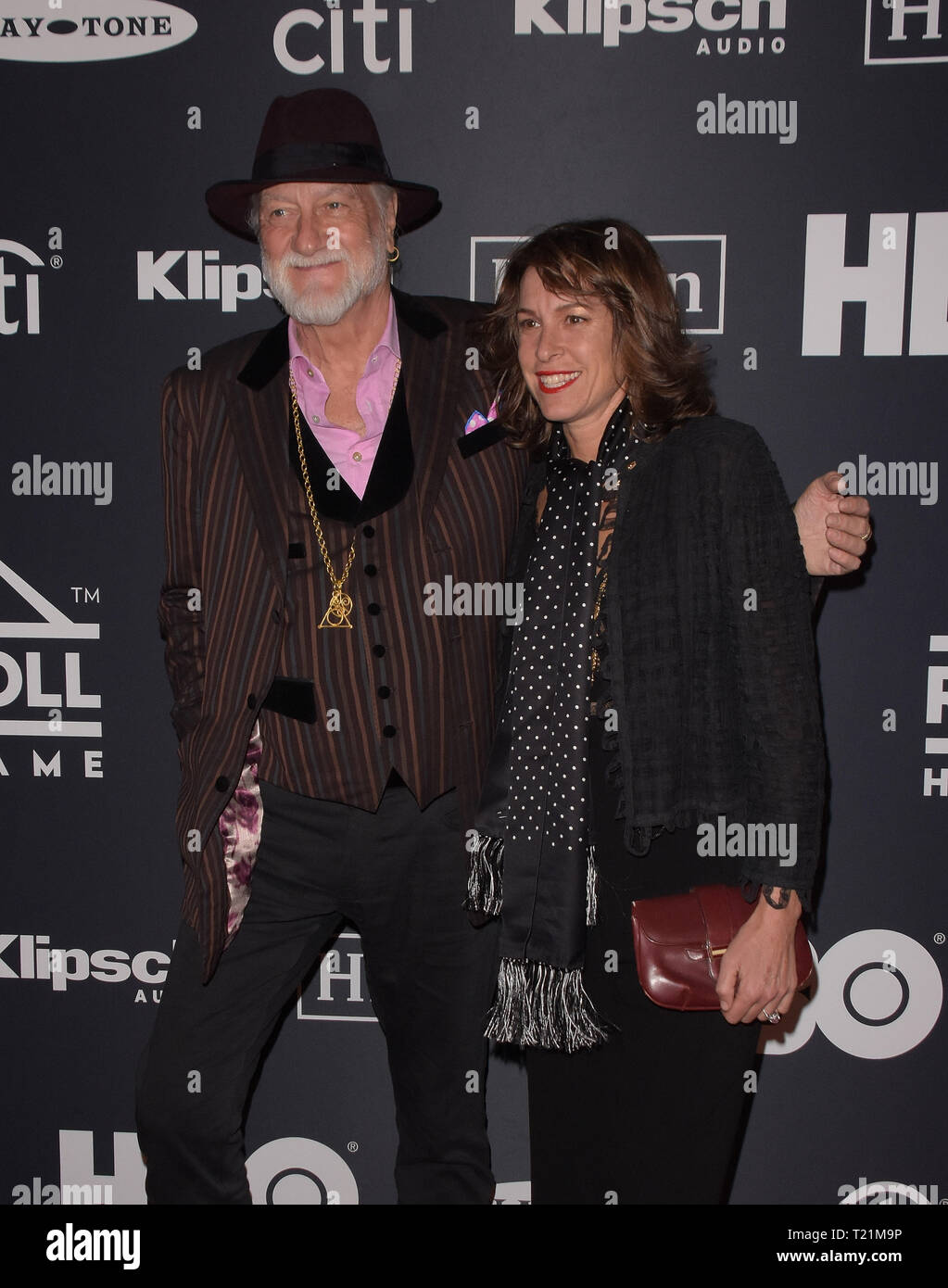 NEW YORK, NEW YORK MARCH 29 Mick Fleetwood, Lynn Frankel attend the
