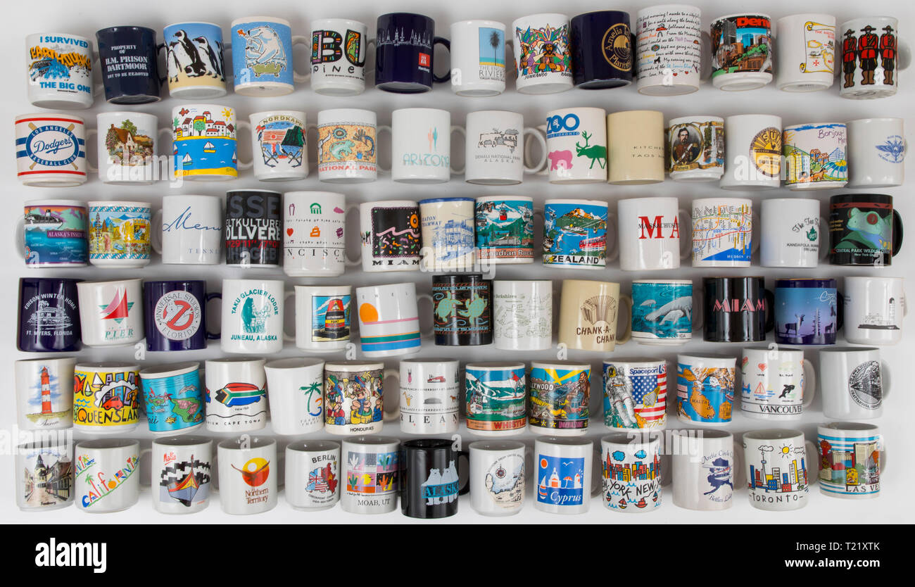 Souvenir Mugs, Keepsakes, Mugs, Coffee Mugs, Potts, From Different Locations, Countries, Travel