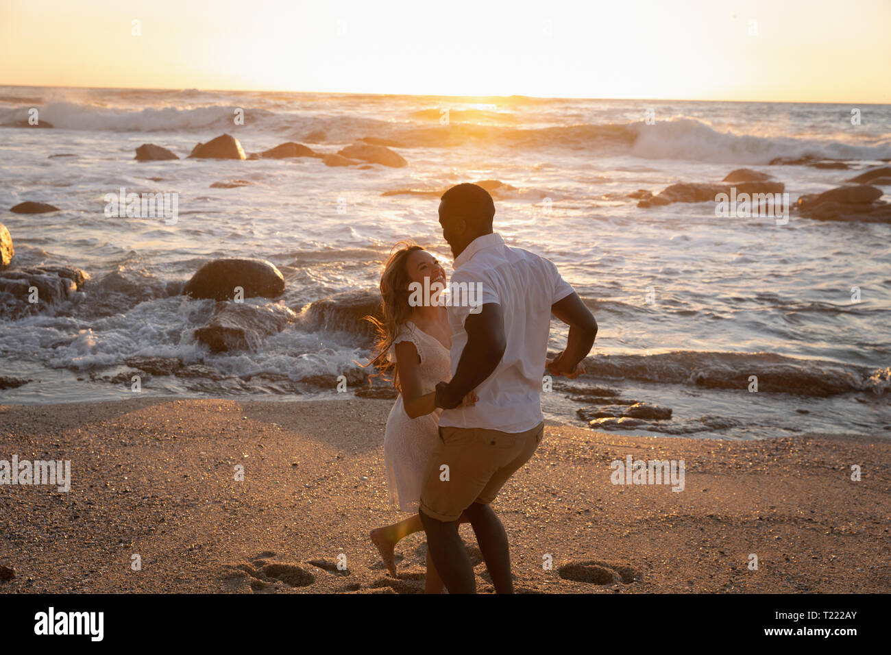 Peaceful day at the beach hi-res stock photography and images - Alamy