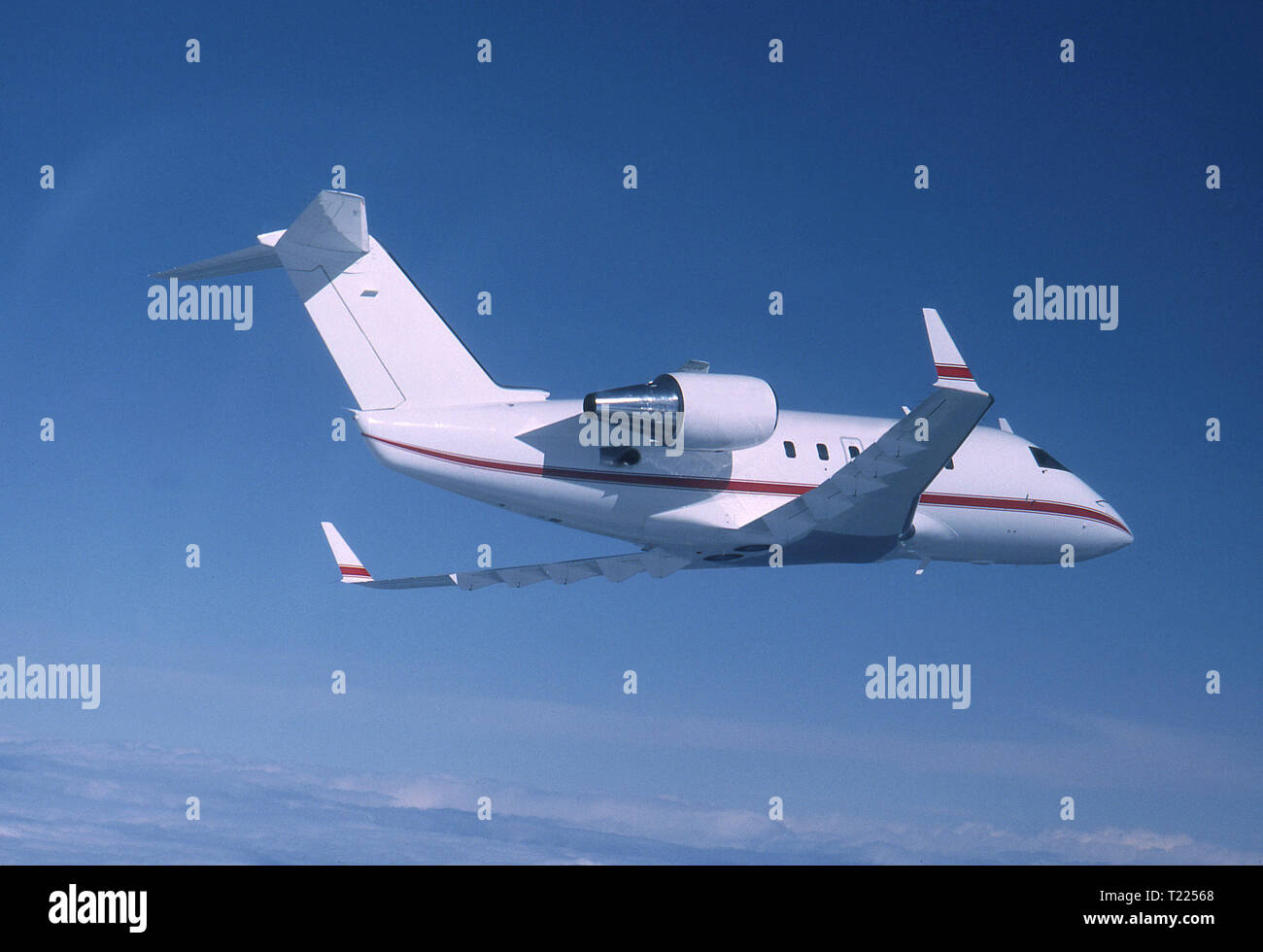 Canadair Challenger Corporate Jets Stock Photo