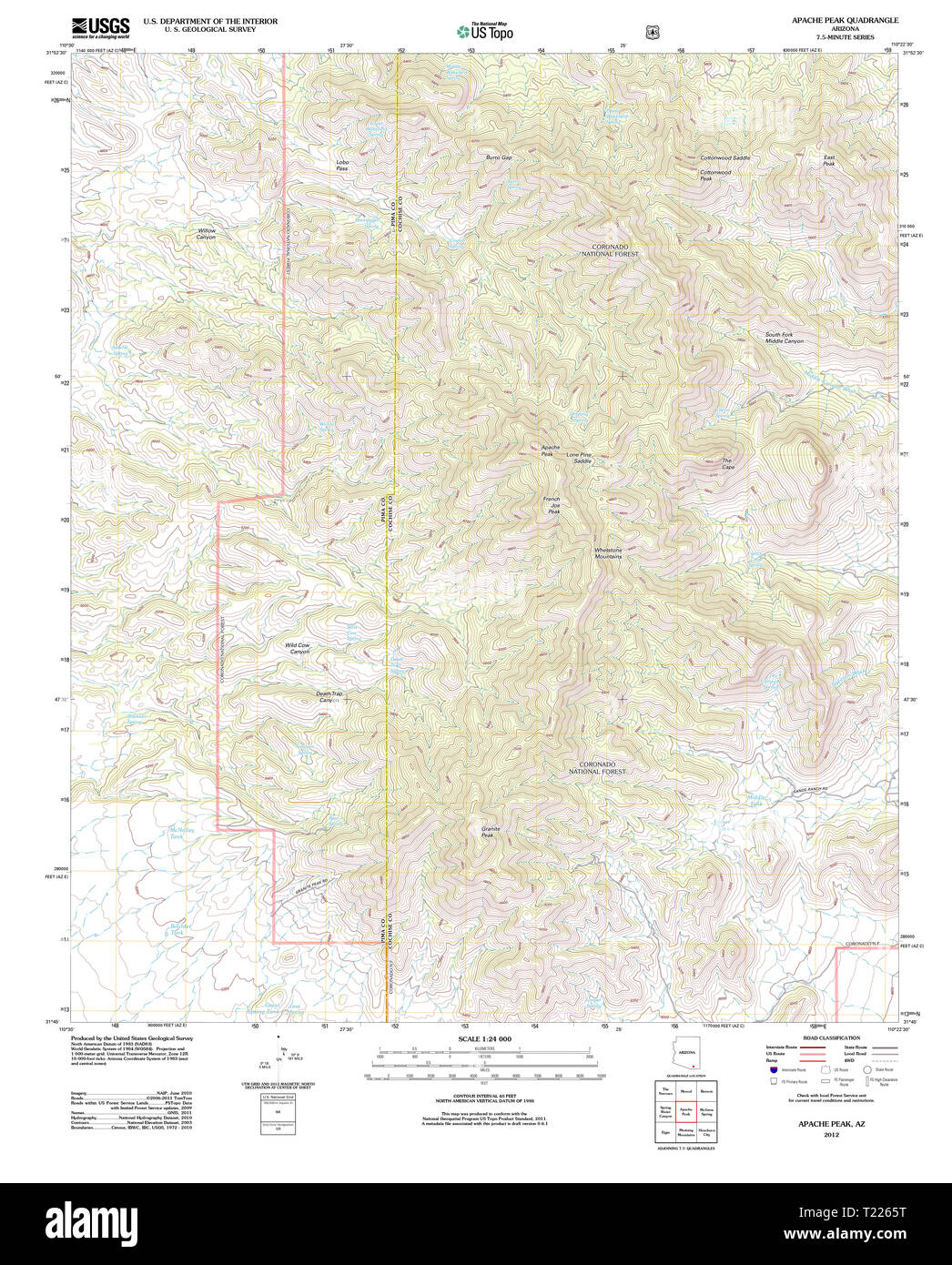 Apache Map High Resolution Stock Photography and Images - Alamy