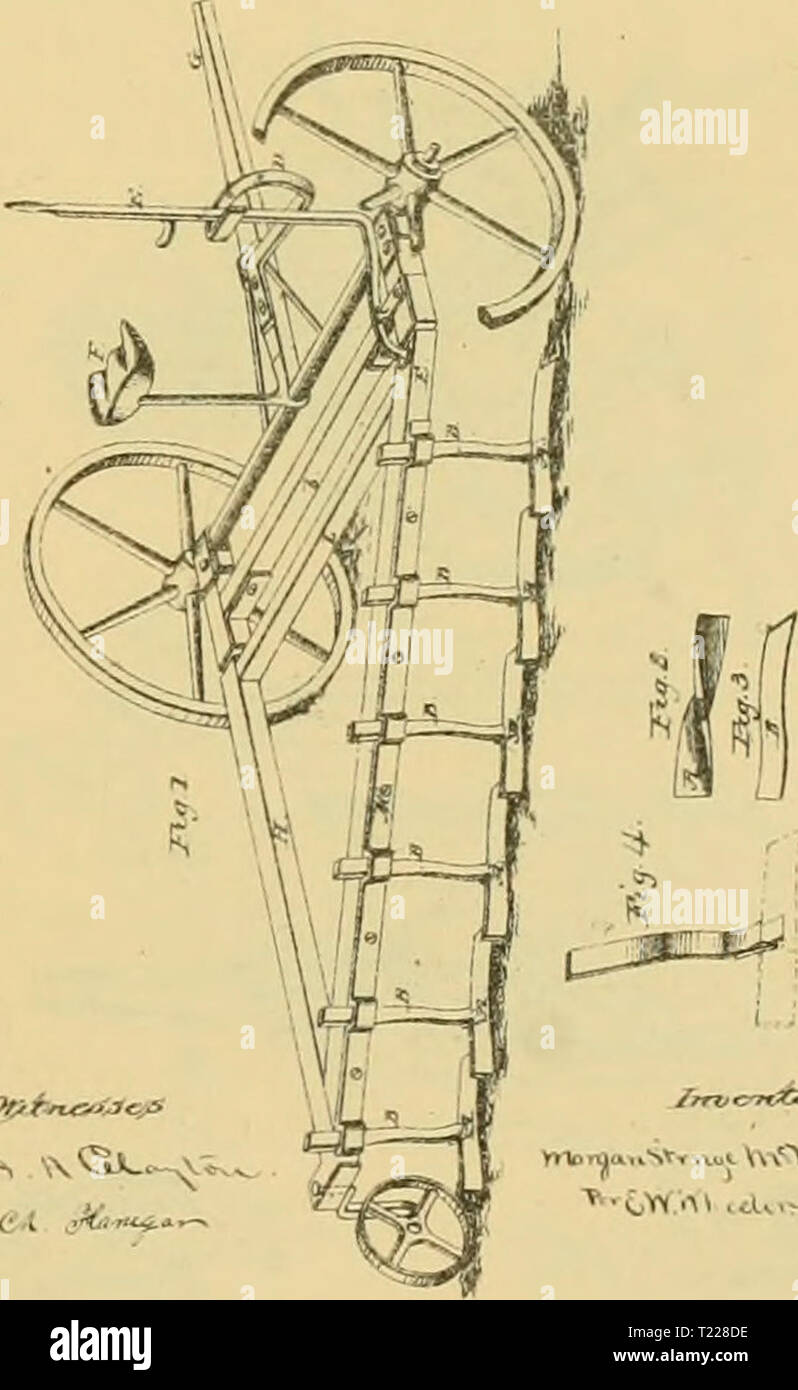 Archive image from page 900 of Digest of agricultural implements, patented Digest of agricultural implements, patented in the United States from A.D. 1789 to July 1881 ..  digestofagricult02alle Year: 1886  'H- â 6v *&lt;uAtâ.* ya ivÂ». t/w.. a iSyZr    *'CW1 .do- Stock Photo
