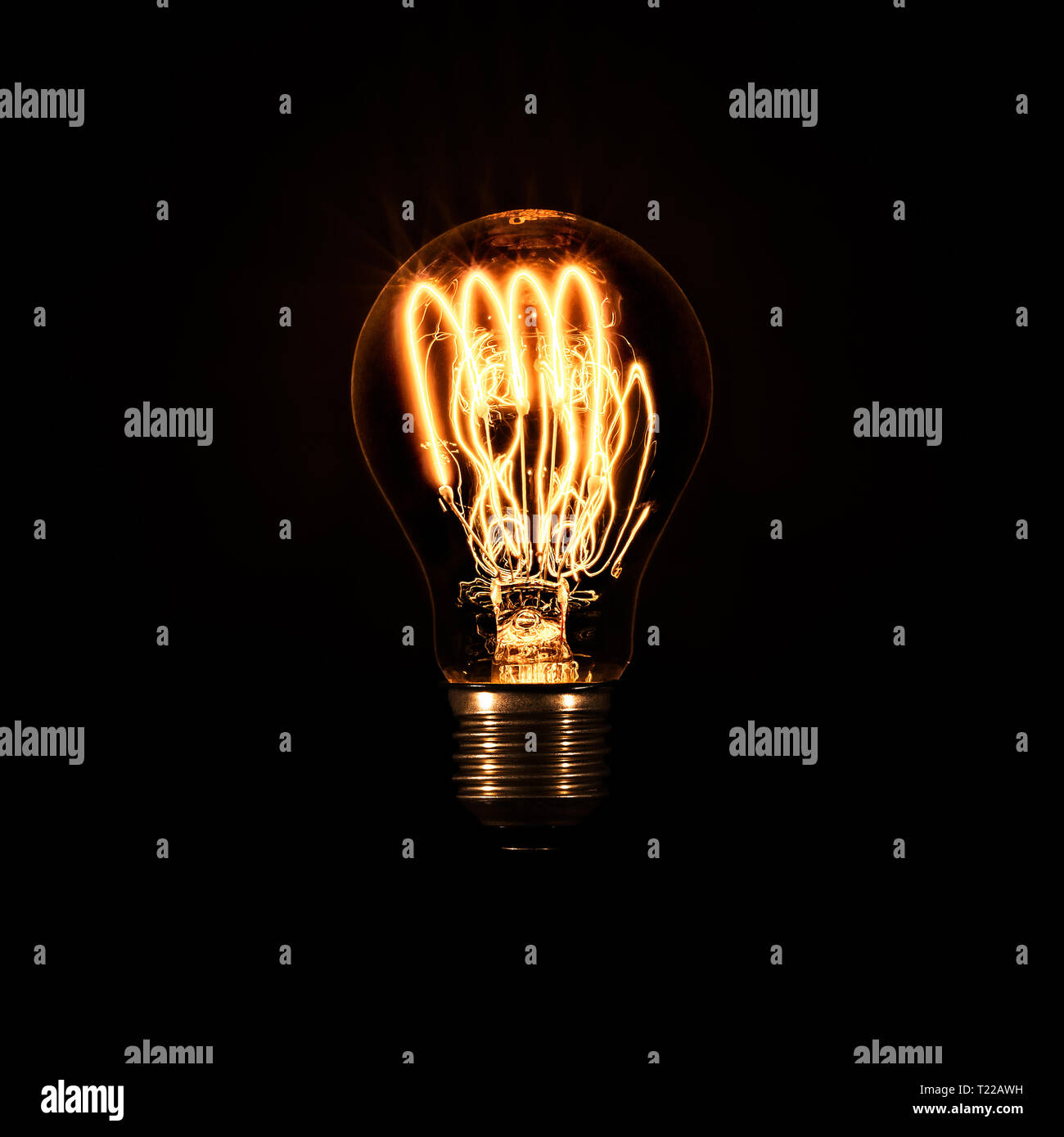 Light bulb drawing vintage hi-res stock photography and images - Alamy