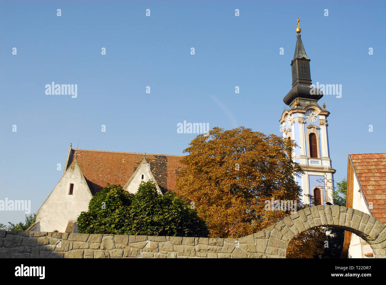 Assumption Serbian Orthodox Church, Rackeve, Hungary. Nagyboldogasszony ...