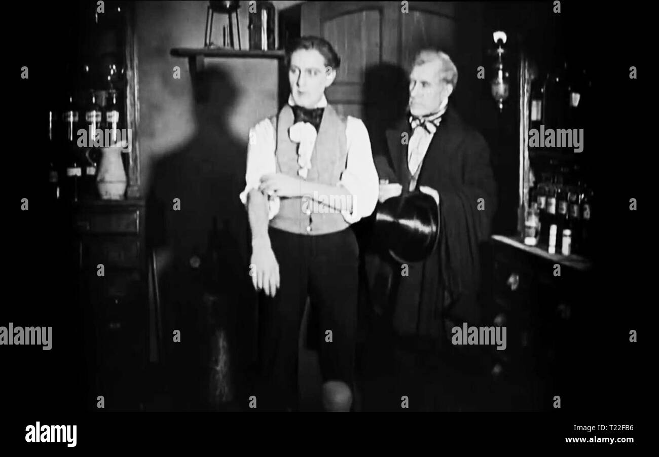 Dr Jekyll and Mr Hyde 1920 movie screen Stock Photo Alamy
