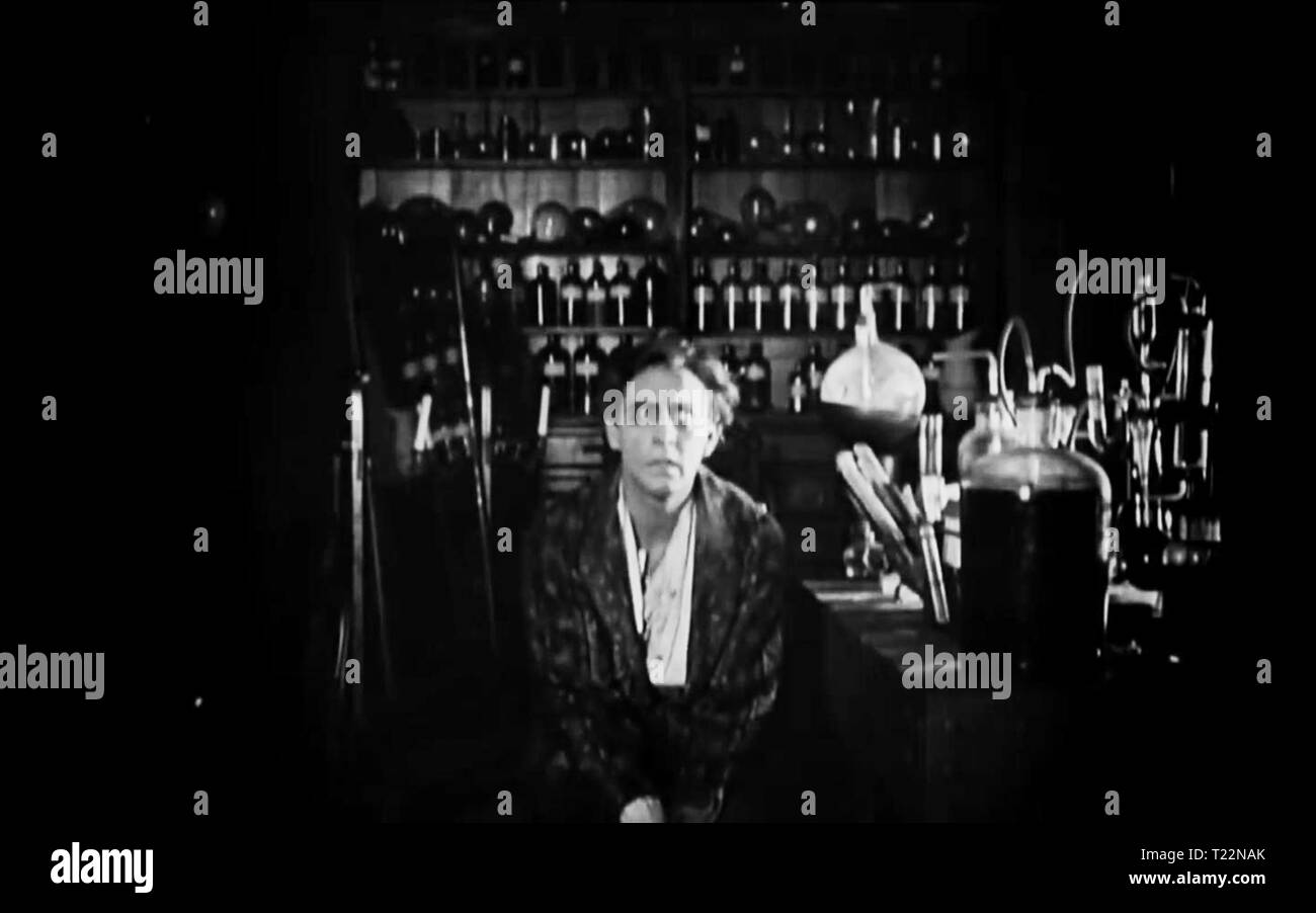 Dr Jekyll and Mr Hyde 1920 movie screen Stock Photo Alamy