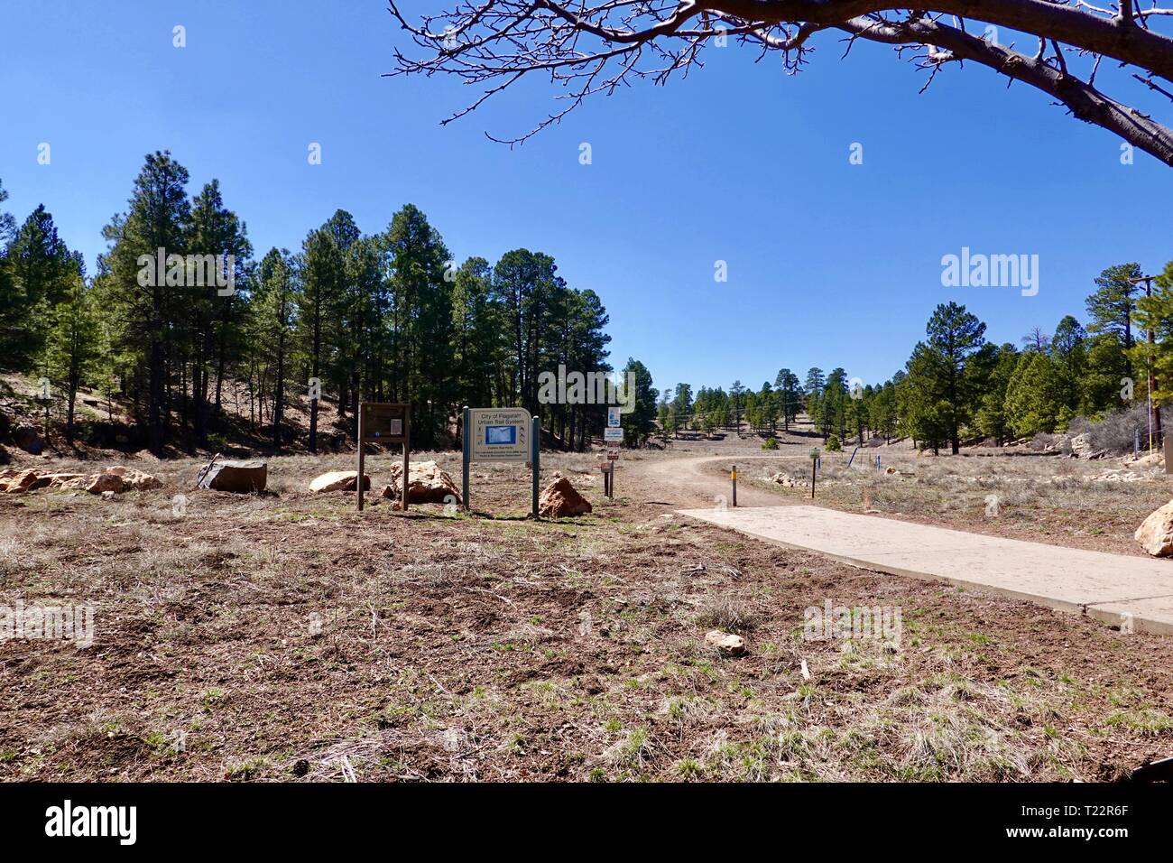 Flagstaff Urban Trail System High Resolution Stock Photography and