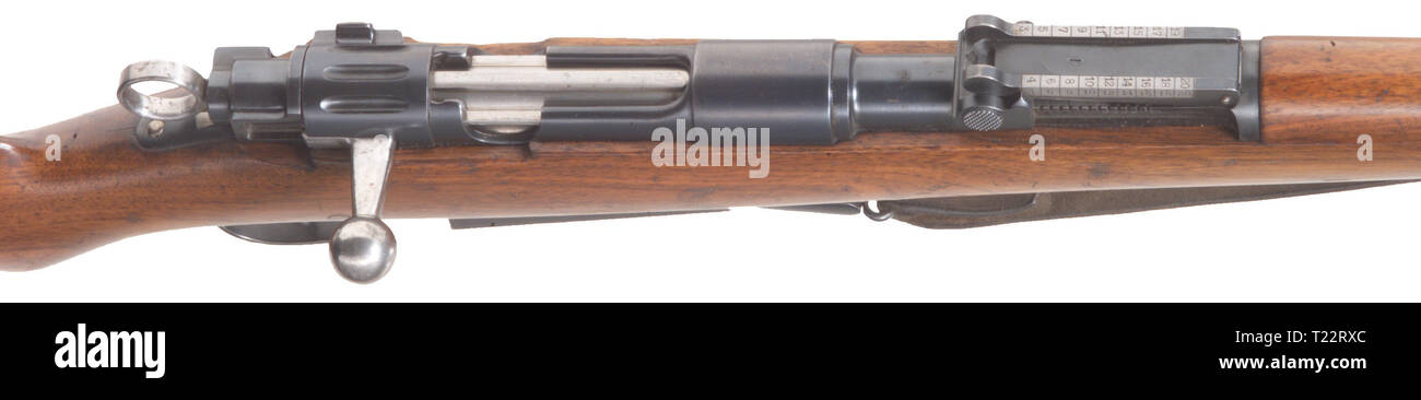 SERVICE WEAPONS, repeating rifle, test 1911, Stamm-Saurer, calibre 7,5 x 55, number 26, manufactured near Adolph Saurer AG, Arbon, Additional-Rights-Clearance-Info-Not-Available Stock Photo
