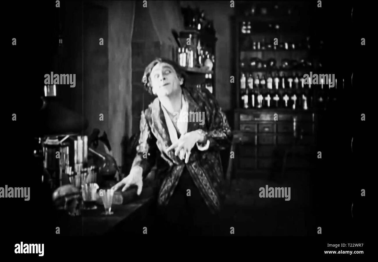 Dr Jekyll and Mr Hyde 1920 movie screen Stock Photo Alamy
