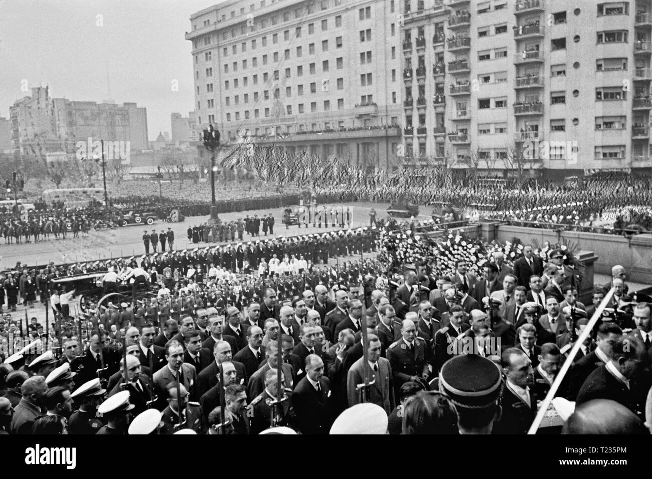 Eva Peron funeral, Buenos Aires, 1952 Stock Photo