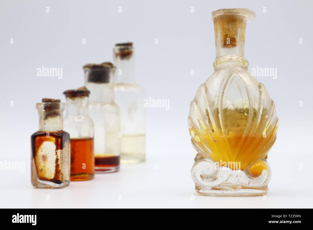 Antique Medicine Bottles, 1800s Victorian Era Stock Photo Alamy