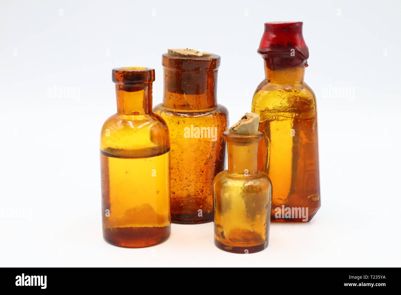 Antique Medicine Bottles, 1800s Victorian Era Stock Photo Alamy