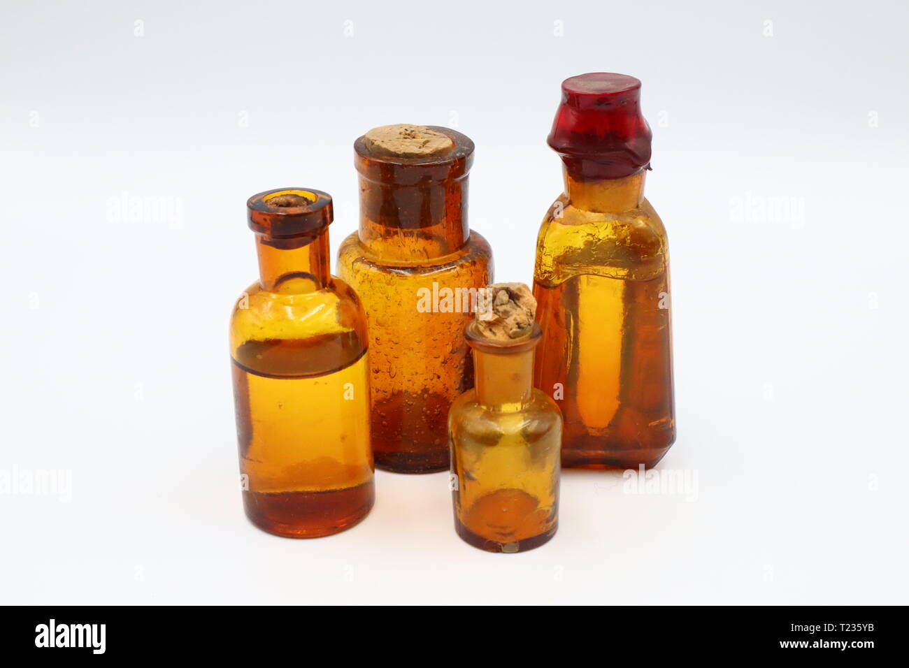Antique Medicine Bottles, 1800s Victorian Era Stock Photo Alamy