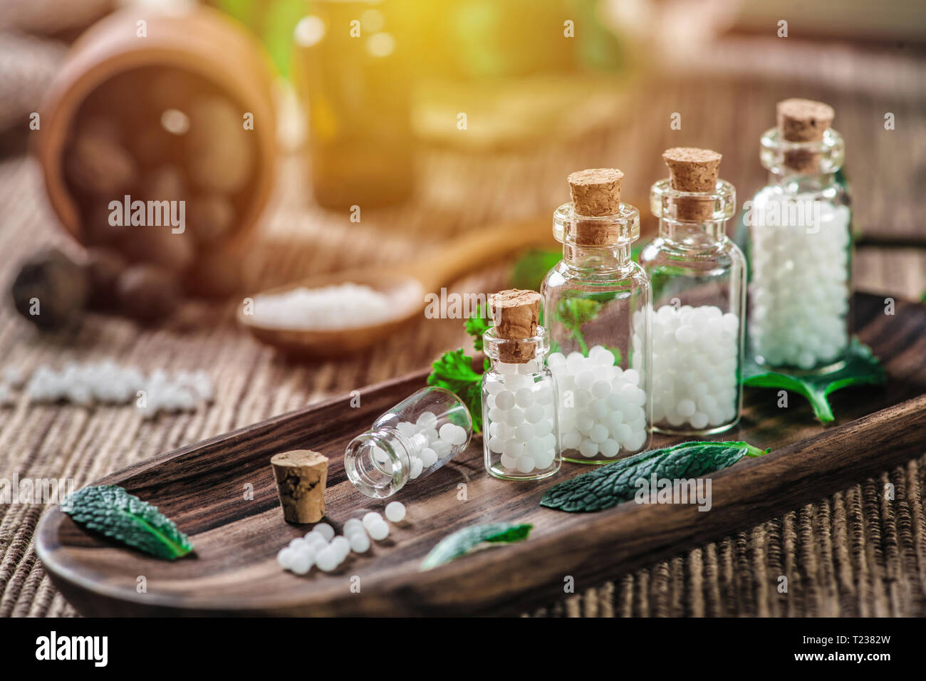 Homeopathic remedies Stock Photo Alamy