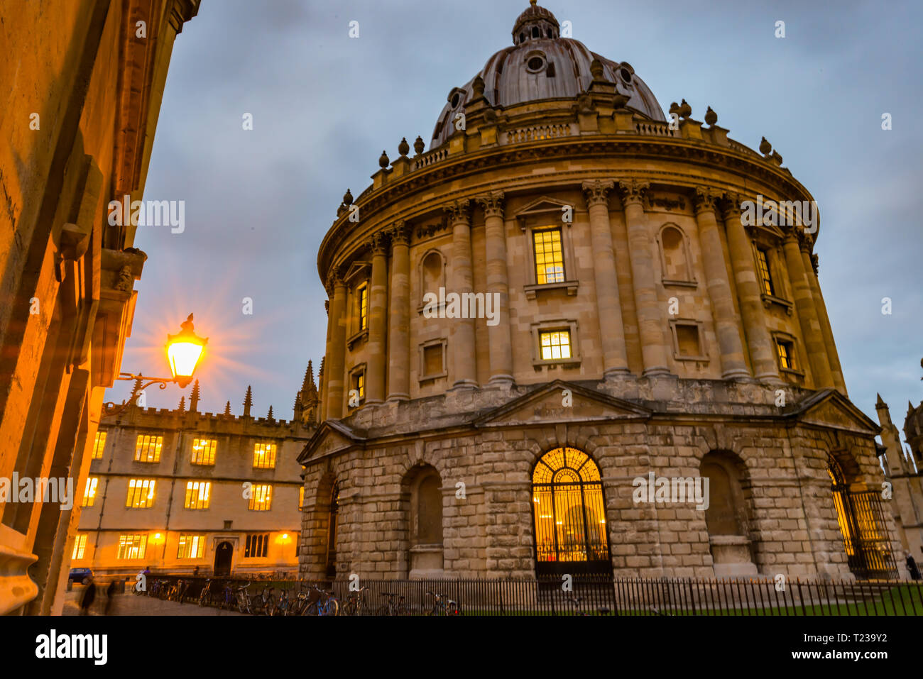 A view of Radcliffe Camera in Oxford in England Stock Photo