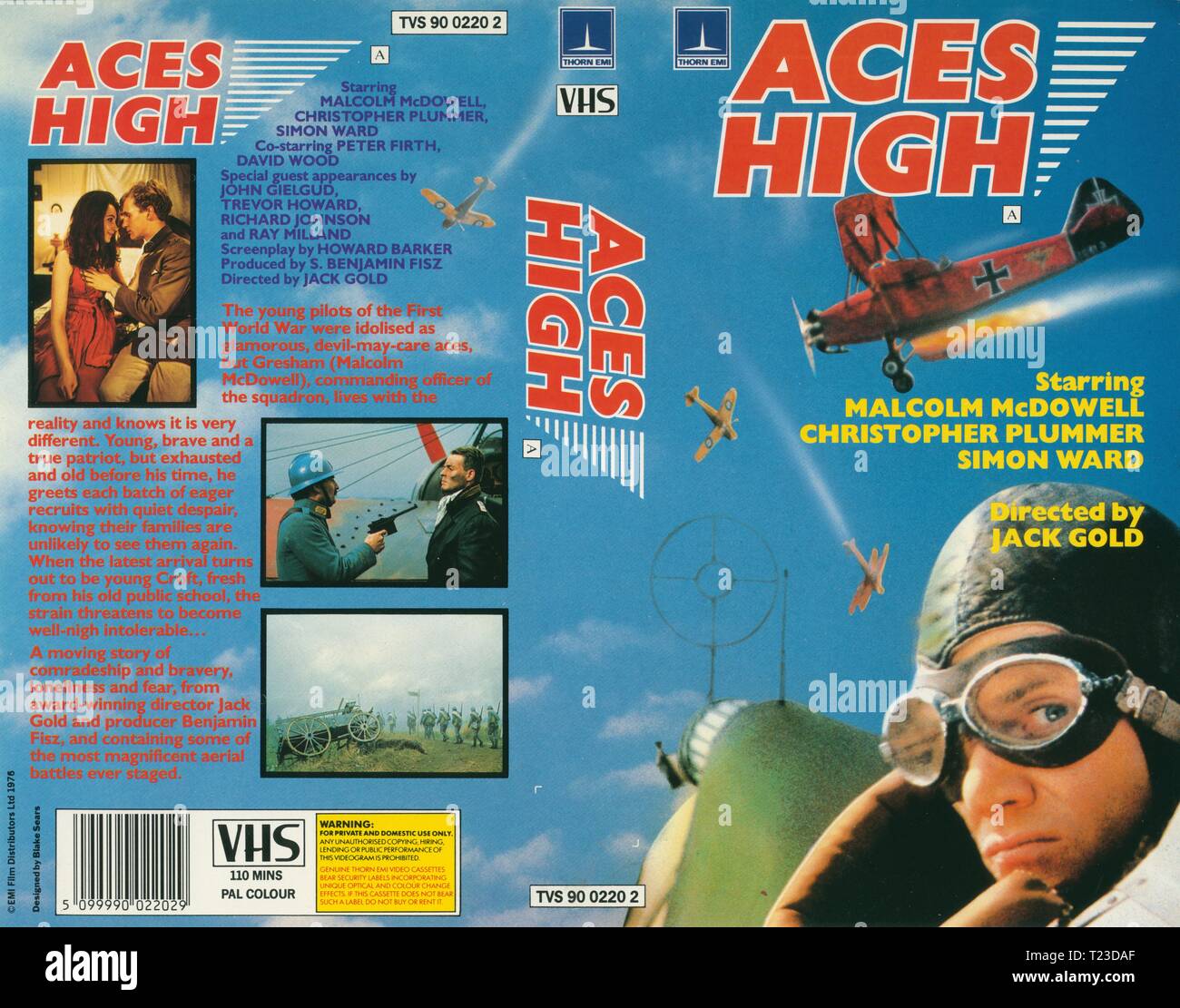 Aces High (1976) Publicity information, Date: 1976 Stock Photo - Alamy