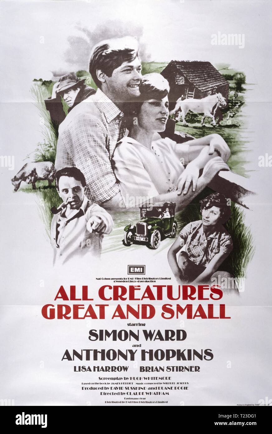 All Creatures Great and Small (1975)      Date: 1975 Stock Photo