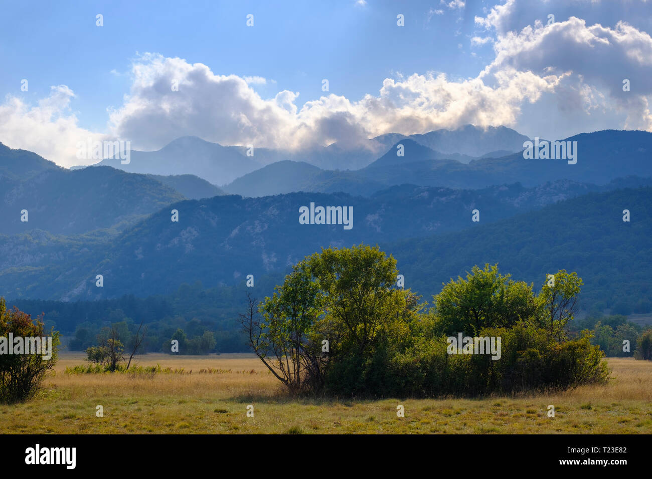 Montenegro, provinces Niksic and Kotor, Orjen mountains Stock Photo