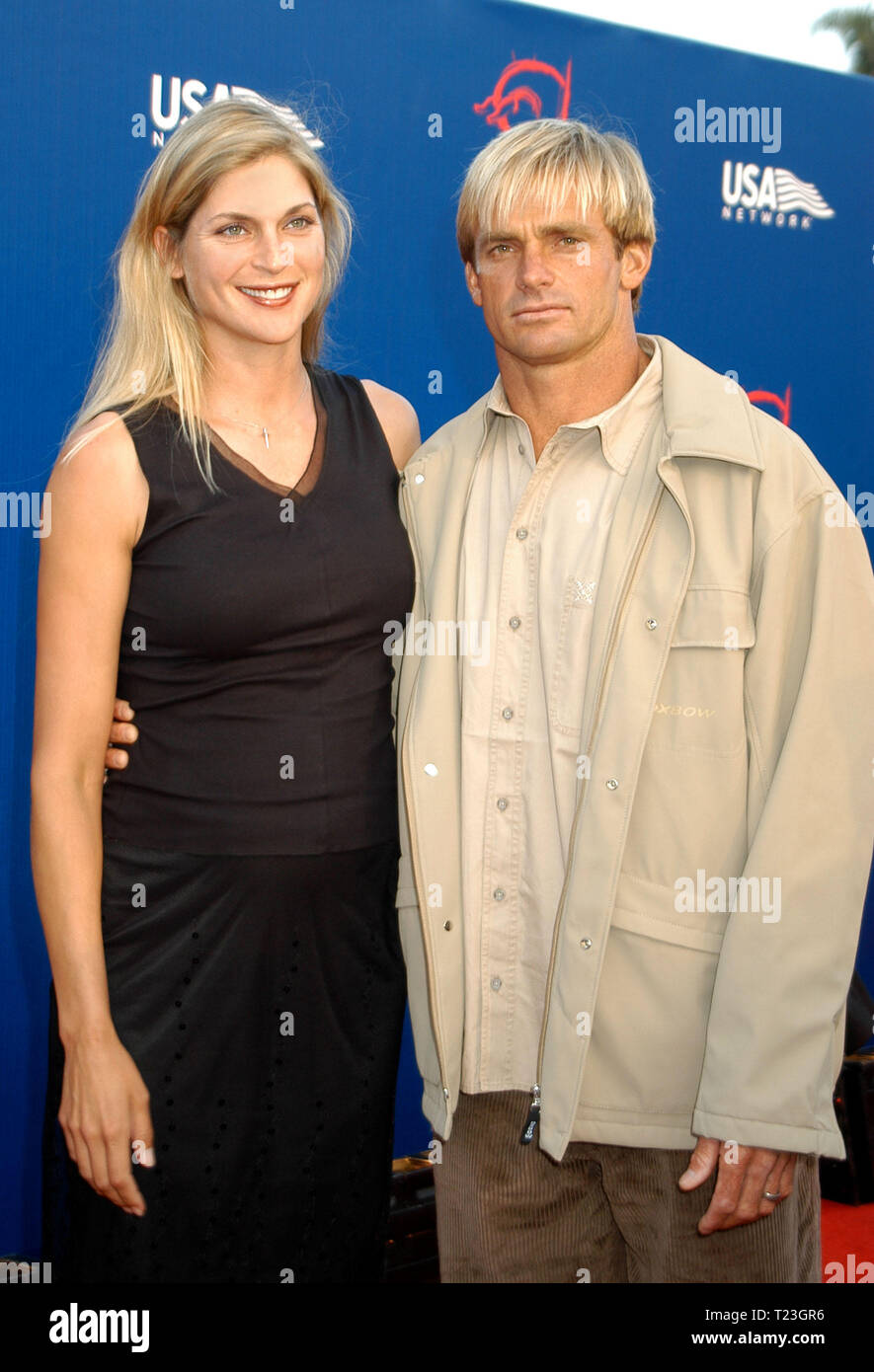 Gabrielle Reece and Laird Hamilton at The 3rd Annual World Stunt Awards, held at the Paramount Pictures Studios in Los Angeles, CA. The event took place on Sunday, June 1, 2003.  Photo Credit: Sthanlee B. Mirador/ PictureLux Stock Photo