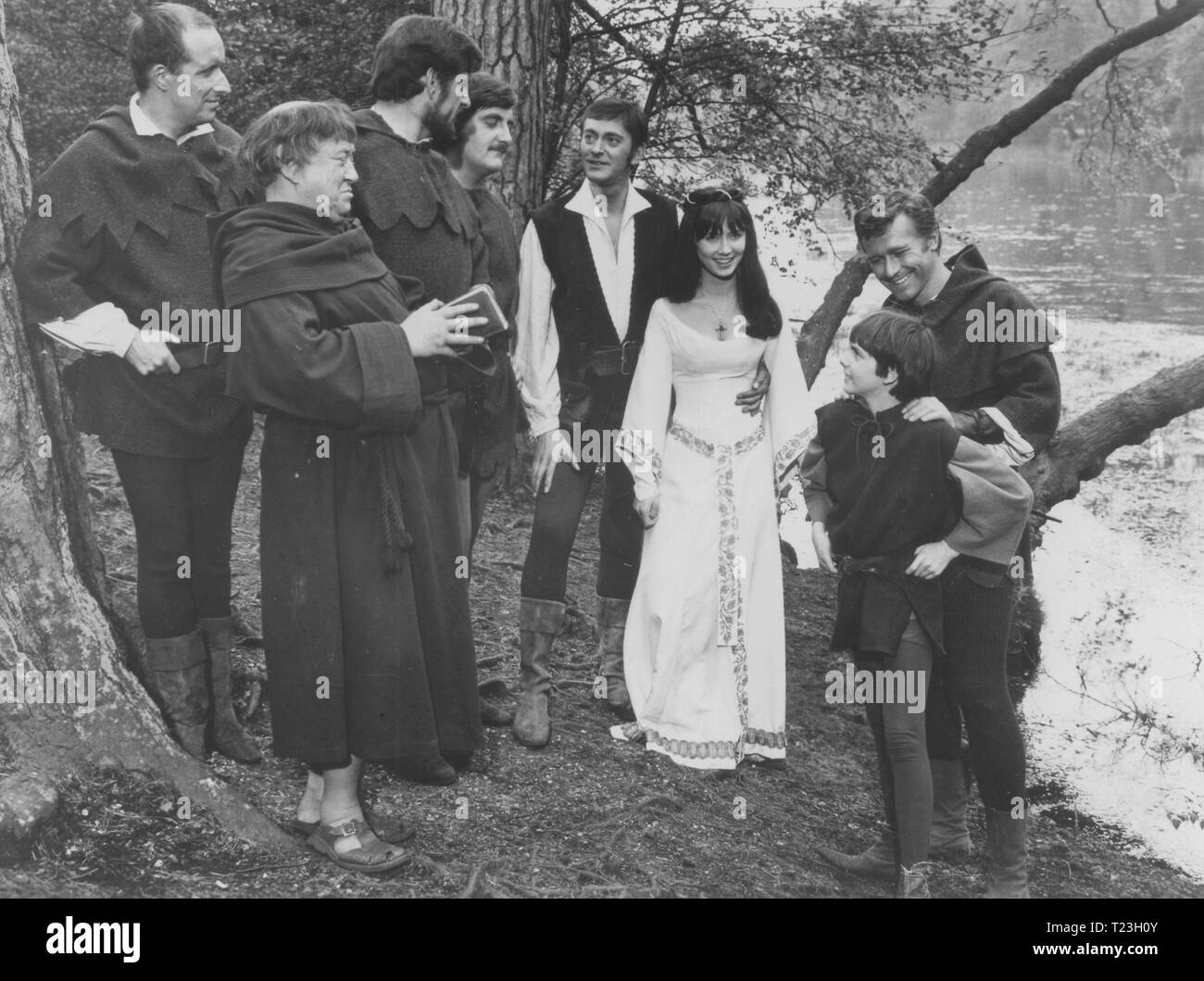 A Challenge for Robin Hood (1967) James Hayter, Leon Greene, Douglas Mitchell, Barrie Ingham, Gay Hamilton, John Gugolka,      Date: 1967 Stock Photo