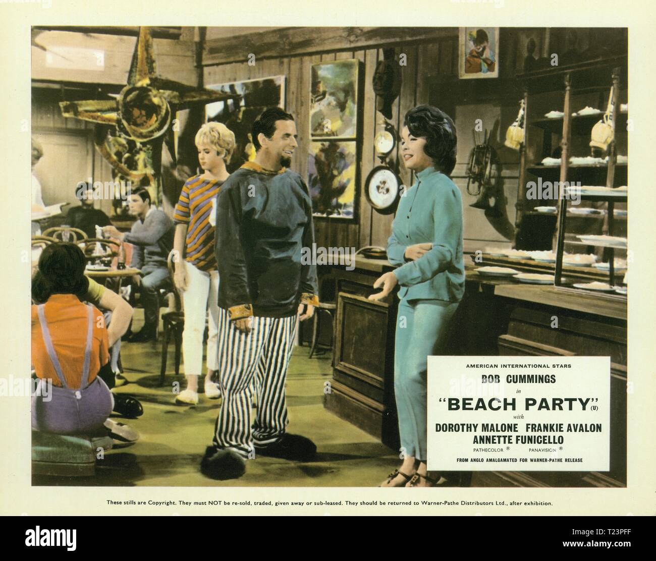 Beach Party (1963) Morey Amsterdam, Annette Funicello,      Date: 1963 Stock Photo