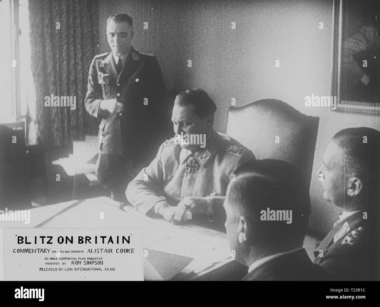 Blitz on Britain (1960) Documentary film on the Blitz during World War II      Date: 1960 Stock Photo