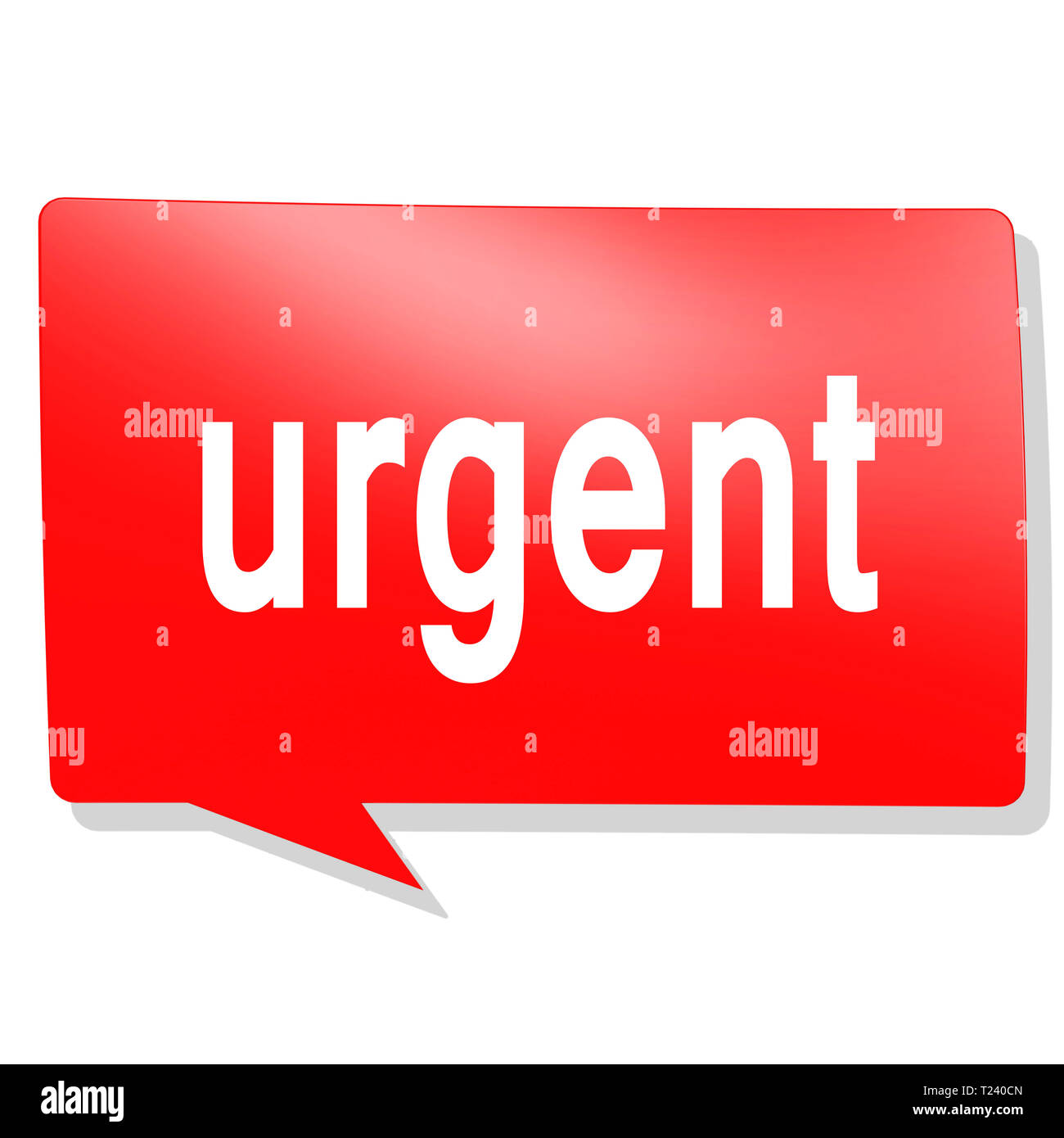 Time bubble red icon hi-res stock photography and images - Alamy