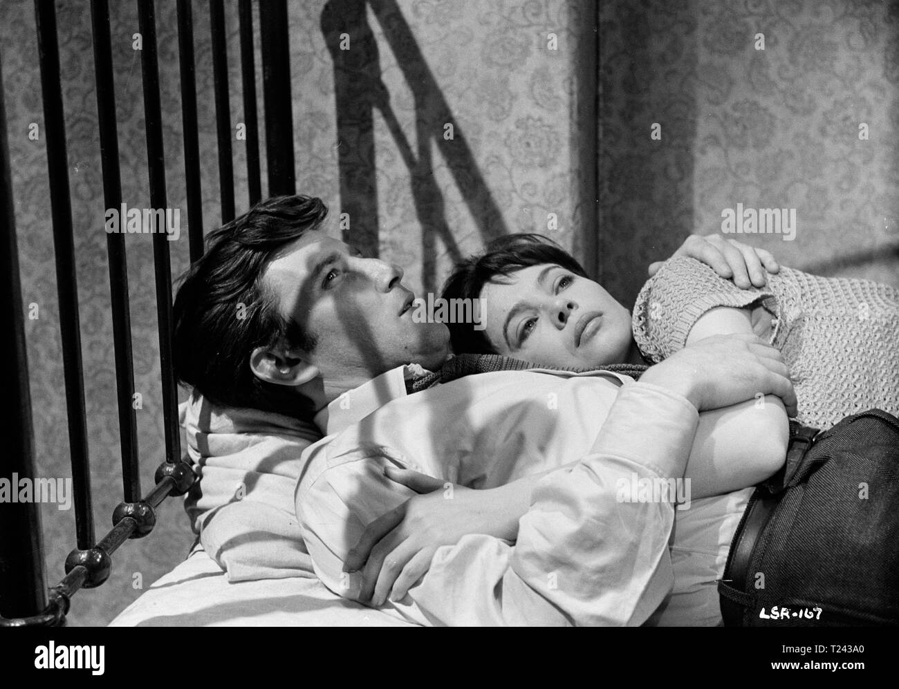 The LShaped Room (1962) Leslie Caron, Tom Bell, Date 1962 Stock Photo