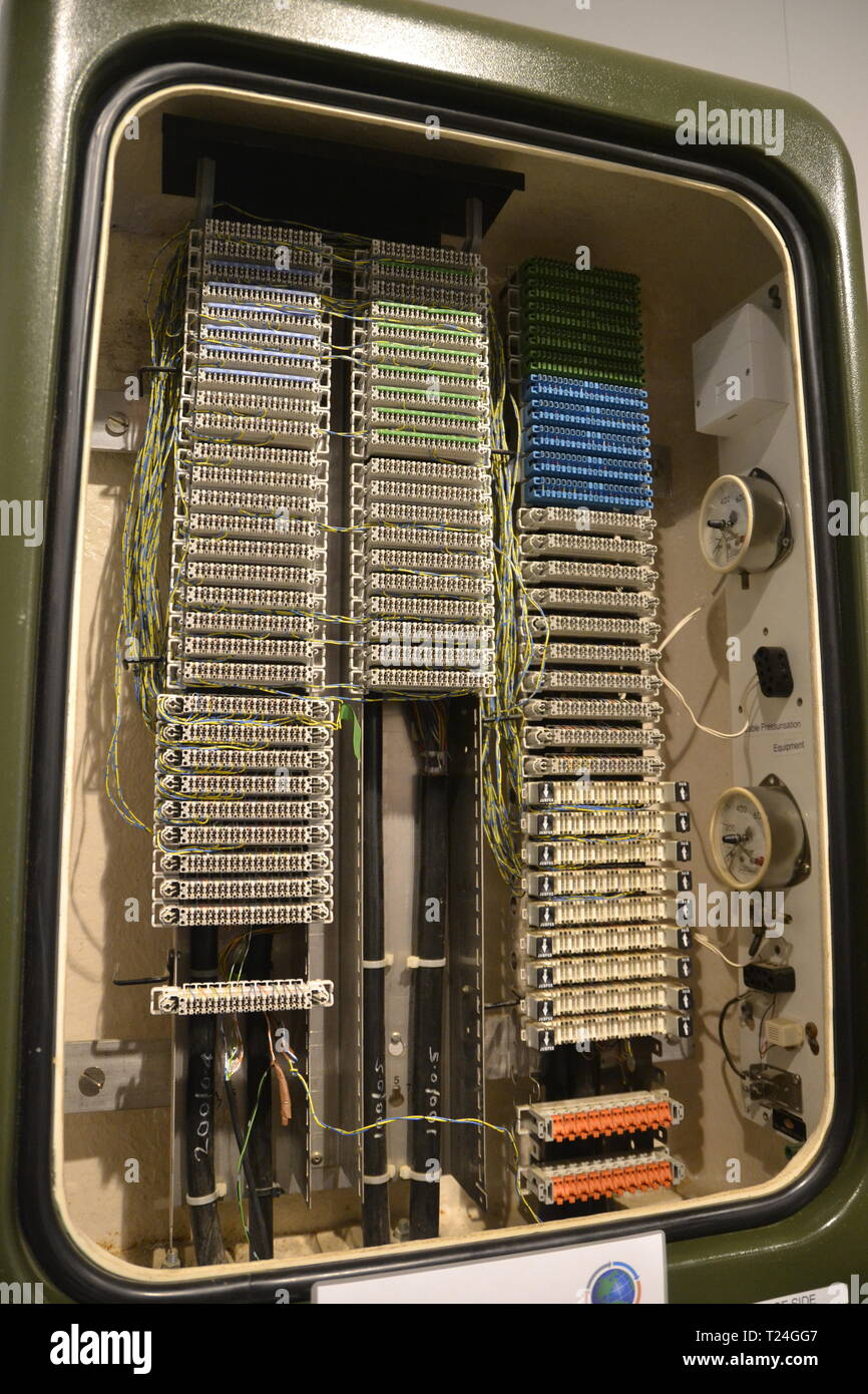 Street telephone exchange, Connected Earth Exhibition at the Milton Keynes Museum