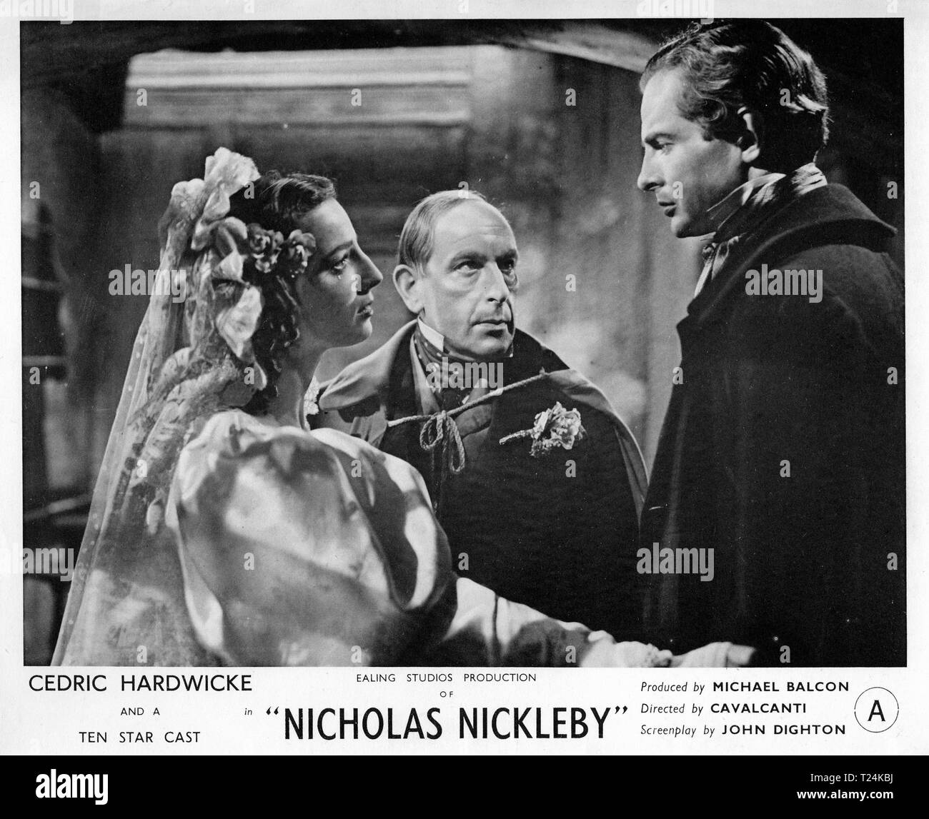 The Life and Adventures of Nicholas Nickleby (1947) Jill Balcon, Cedric Hardwicke, Derek Bond,      Date: 1947 Stock Photo