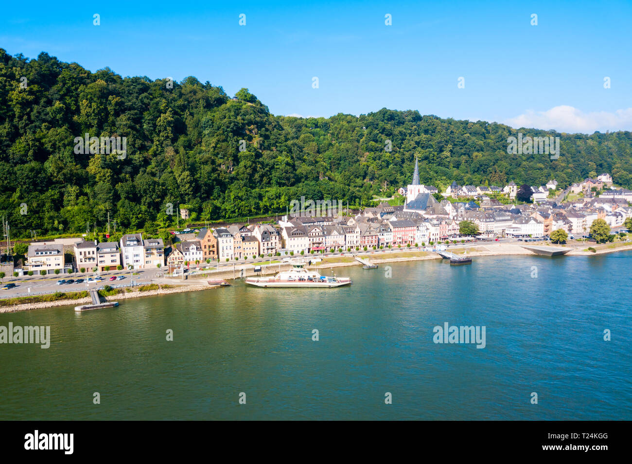 Sankt Goar is a town on the west bank of the Middle Rhine in Germany ...