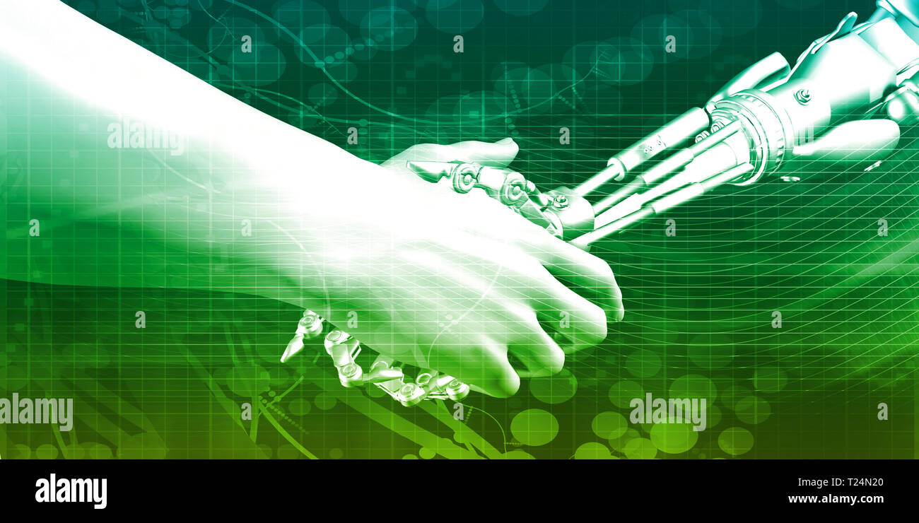 Human Robot Collaboration in Manufacturing as Labor Solution Stock Photo Alamy