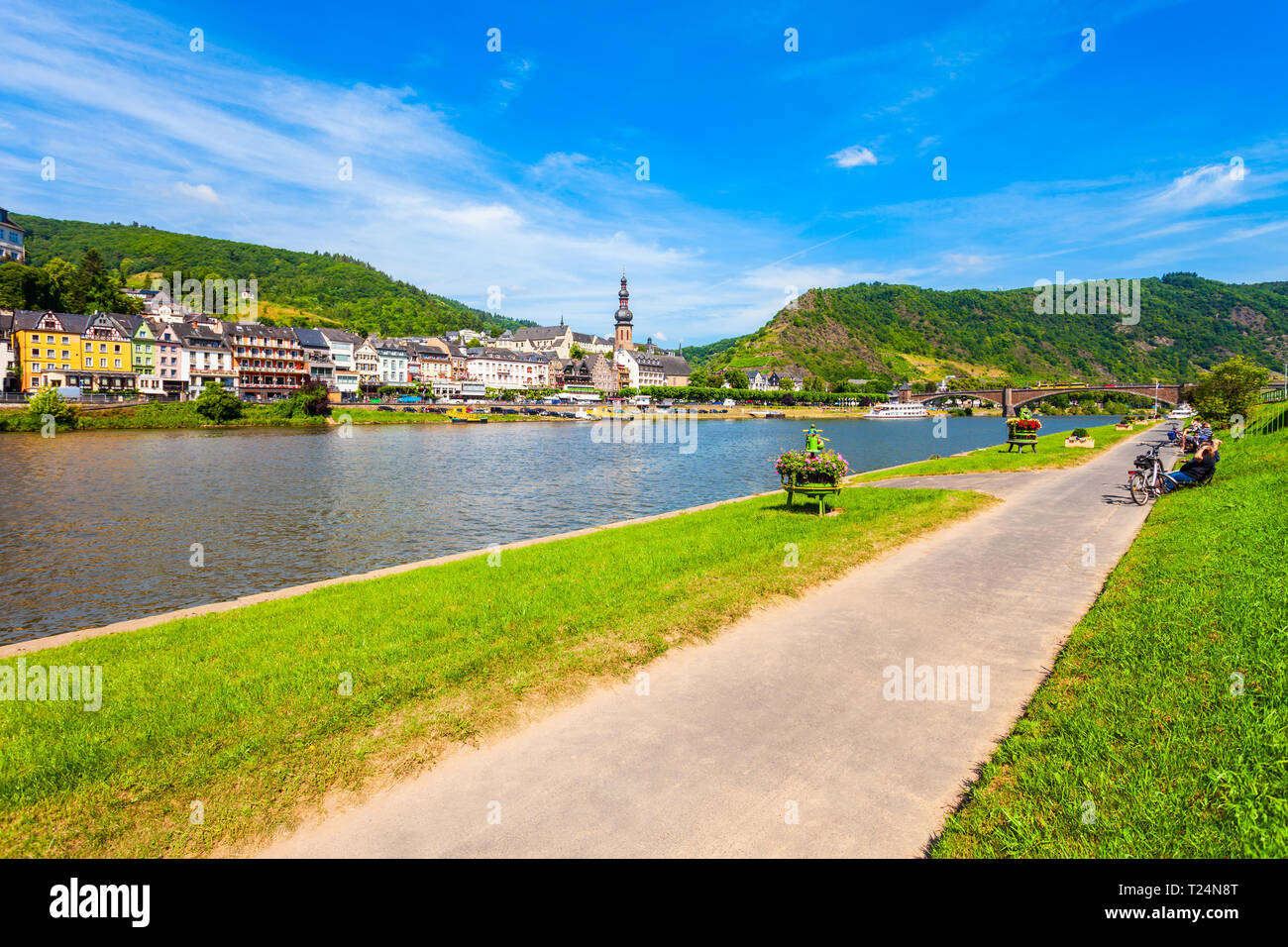 Cochem old town and Mosel river in Germany Stock Photo - Alamy