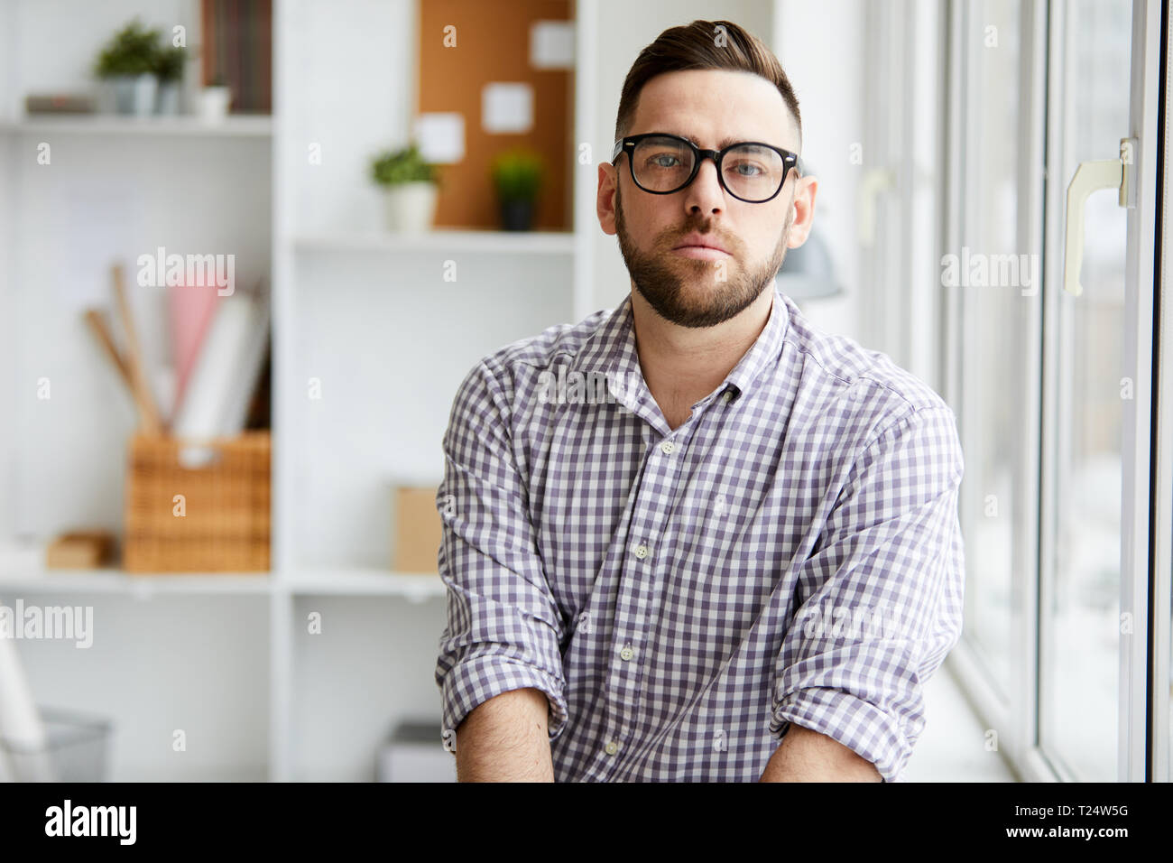 Casual employee Stock Photo