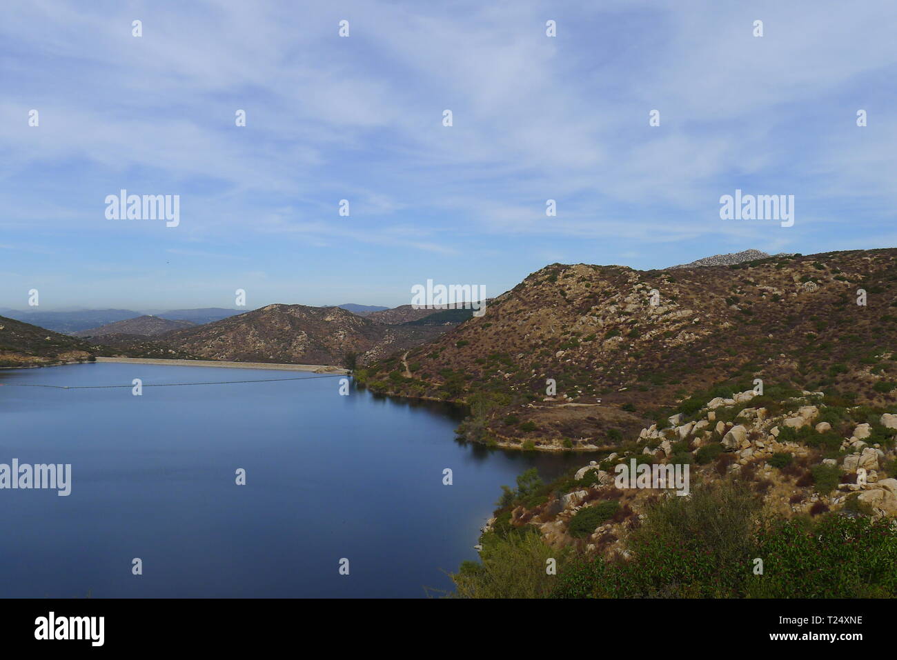 Lake Poway in California Stock Photo Alamy
