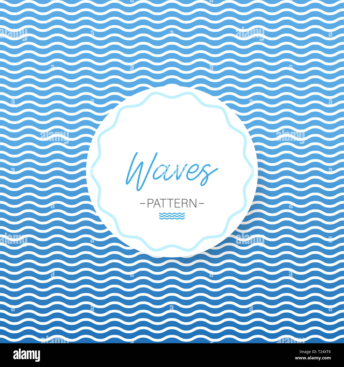 Waves pattern. Water background. Wave sea illustration. Blue background ...